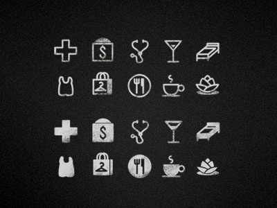 T12 coffee doctor icon icon set mobile restaurant spa