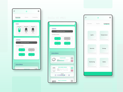 DAILY UI #021 | Home Monitoring