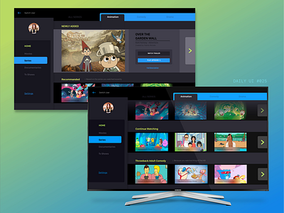 DAILY UI #025 | TV APP