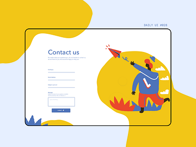 DAILY UI #028 | Contact Us