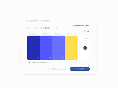 DAILY UI #060 | Color Picker