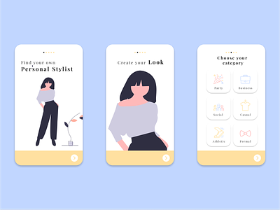 Fashion Concept App UI