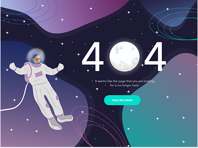 DailyUI 008 - 404 page