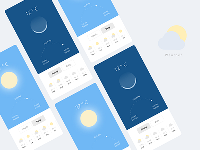 DailyUI Weather Concept App Design app concept app design daily ui designer figma design forecast illustration mockups screen mockup ui ux ux design vector weather weather app weather forecast weather ui weather widget