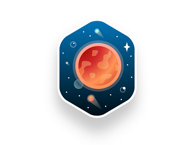 Window to space no: 2 icon moon sky space illustration star starillustration starillustration vector illustration vectorart webdesign