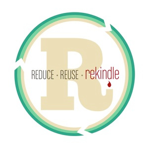 Rekindle chaletcomprime chunk draft first draft friends logo recycling vectordesigner
