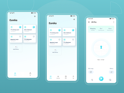 Eureka Version design smarthome ui