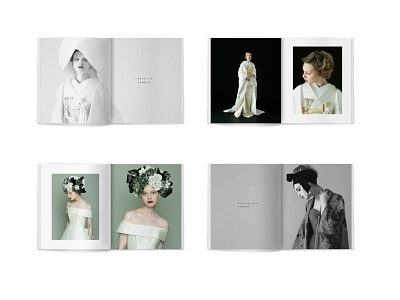 Brochure Design beauty salon branding bridal design graphic design japan kimono kyoto pamphlet wedding 京都 日本