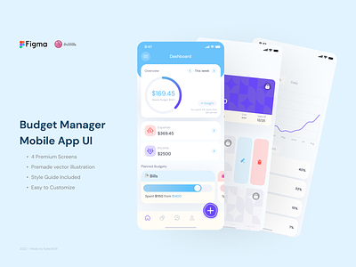 Budget Manager Mobile App Concept