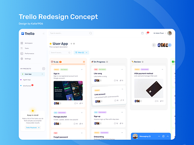 Trello Dashboard Redesign by Designist ~ EpicPxls