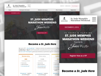 Memphis Marathon adobe aem marathon peer funding website