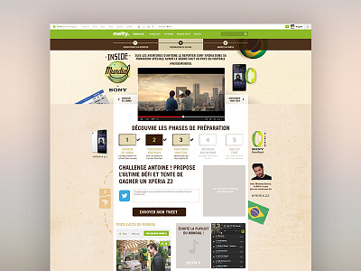 Inside mundial - skills brazil mundial soccer ui user interface ux webdesign world cup