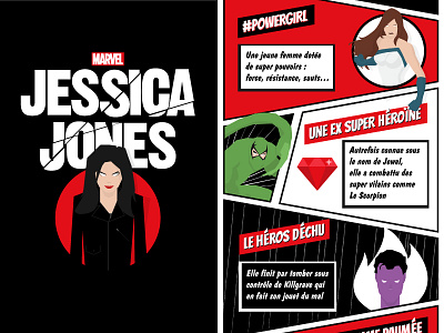Netflix Jessica Jones Infographic avengers book character comic infographic jessica jones marvel netflix super hero