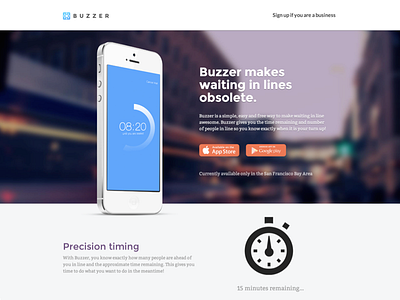 Buzzer App Splash: Makes Waiting In Line Obsolete