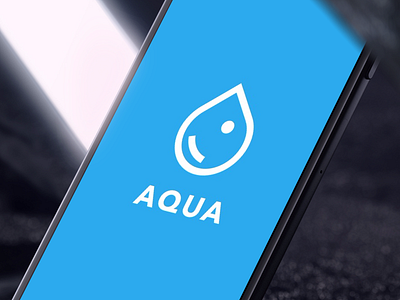 Aqua Logo aqua smile water