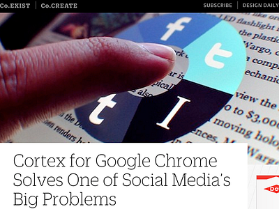 Cortex for Google Chrome Solves Social Media's Biggest Problem