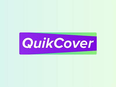 Quikcover branding icon logo vector