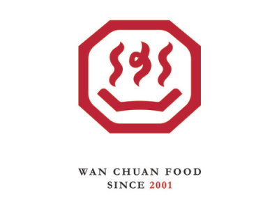 万川食品 / wan chuan food design logo typography typography logo