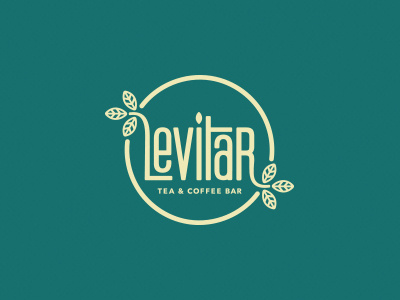 Tea Bar Logo Concept (Update) bar branding coffee identity illustration leaves logo organic spokane tea typography vector