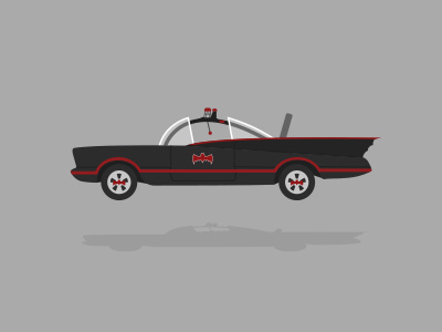 Batmobile Illustration