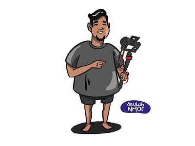 Vlogger 2020 art human illustration art illustrations india vector