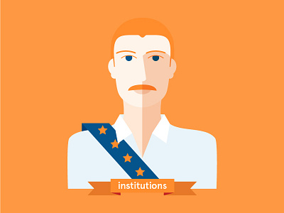 Ifc Institutions icons illustration portrait