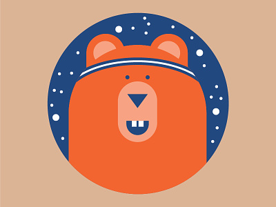 The orange bear bear children icons illustration tattoo