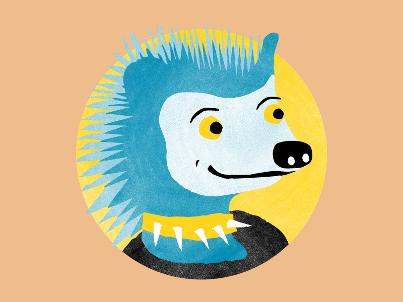 Uovok 2015 Tattoo porcupine tattoo kids children icons illustration