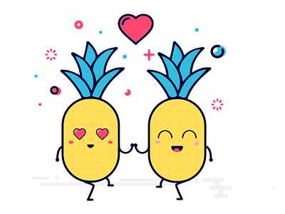 The love pineapple