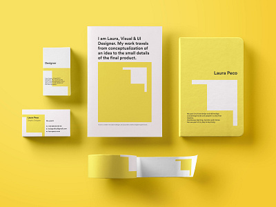 Personal brand brand branding curriculum design yellow