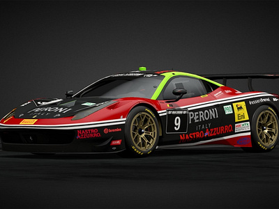 Gran Turismo, GT Sport, Peroni Ferrari 458 GT3 ferrari gt sport livery peroni