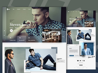 Fashion Designers - Web Concept