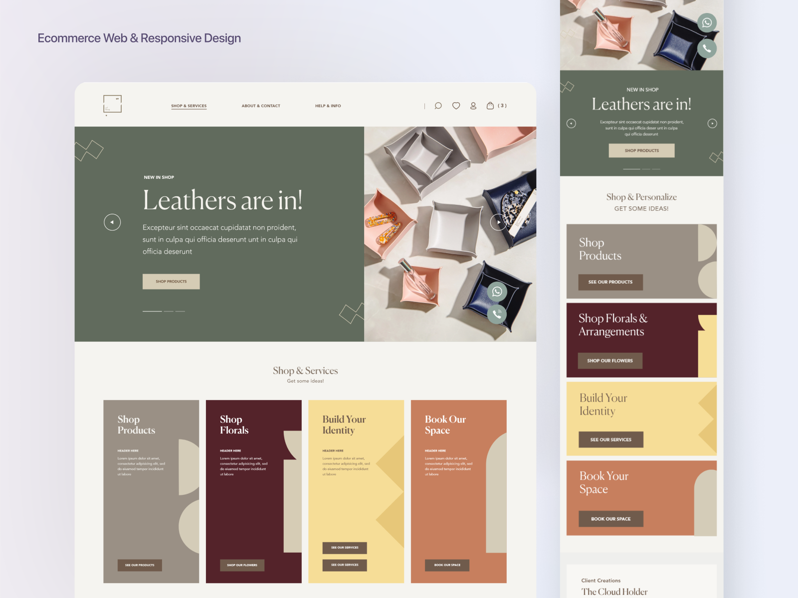 Ecommerce Web & Responsive Design By Bilal Ahmed On Dribbble