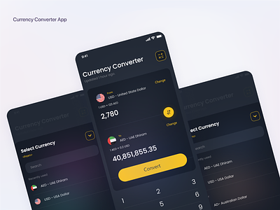 Currency Converter App - UI Design - Micro Apps