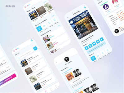 Dental App Design - UI UX