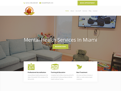 Mental health private practice, focusing on women's issues and m clean clean ui health health care minimalist simple