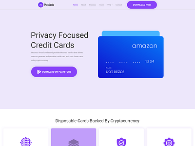 A New Privacy-focused Credit Card, Backed By Cryptocurrency | Po clean minimalist modern platform technology