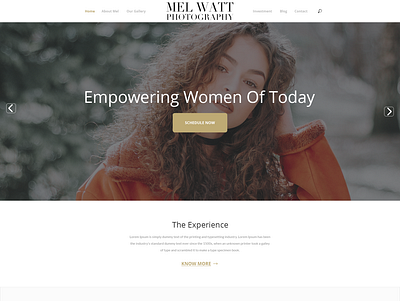 Stunning & Emotion Provoking Web Design Needed for Women's Photo clean feminim minimalist photography simple