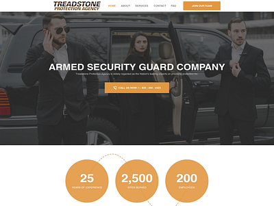 We Need A Strong Website Design For Leading Private Security Com agency clean corporate guardian minimalist modern protection security simple