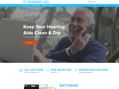 Powerful webdesign for revolutionary hearing device platform nee