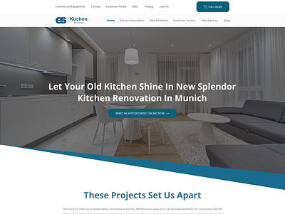 Add new elements to our current landing page clean homefurnishing kitchen minimalist modern simple web page