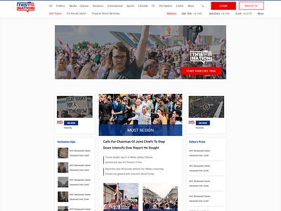Wordpress Design for Political Blog blog clean minimalist simple web page