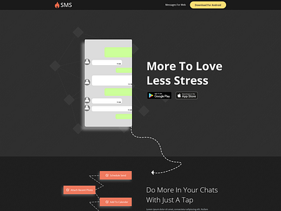 Portal design: Chat | Messages | Delivery app chatting communication design technology texting