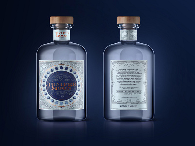 Juniper Moon Gin Packaging