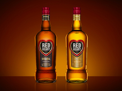 Red Heart Rum Packaging branding design packaging packaging design packaging designer rum rum packaging