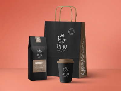 Jabu Coffee Branding branding coffee brand coffee packaging design illustration logo packaging packaging design packaging designer