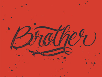 Brother hand lettering letter lettering lord huron type typography