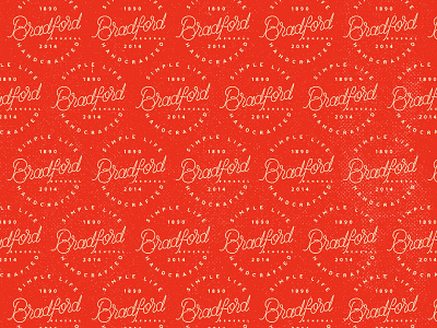 Bradford Pattern brush brush script dream hand lettering hand type letter lettering pattern title sequence type typography vintage