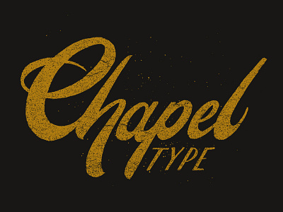 Chapel Type black brush brush script dream hand lettering hand type letter lettering magazine type typography yellow