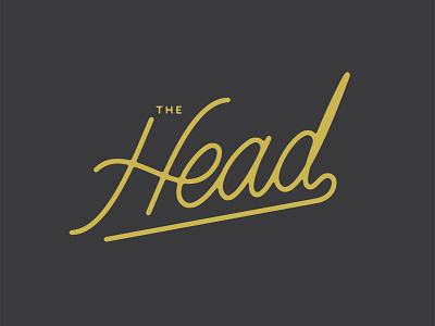 The Head chapel hand drawn hand lettering hand type head lettering type typography